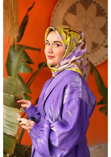 Tivil Ipek Eşarp IST11427-28 Fıstık Yeşili, Leylak, Lila, Kahverengi indirimleri