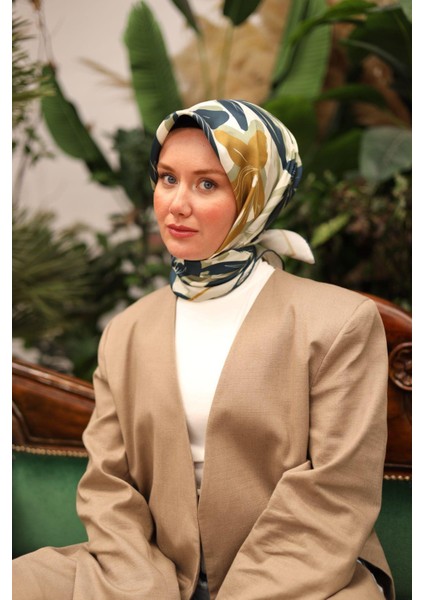 Tivil Ipek Eşarp IST11439-41 Lacivert Karışık Desen
