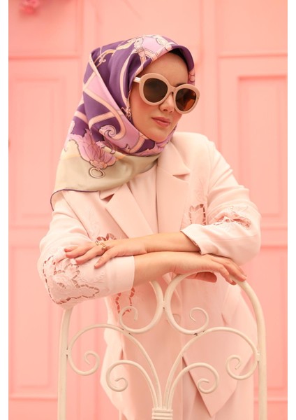 Tivil Ipek Eşarp IST11436-25 Mor, Su Yeşili, Bej Yeşil, Pembe, Leylak Karışık Desen fiyatları