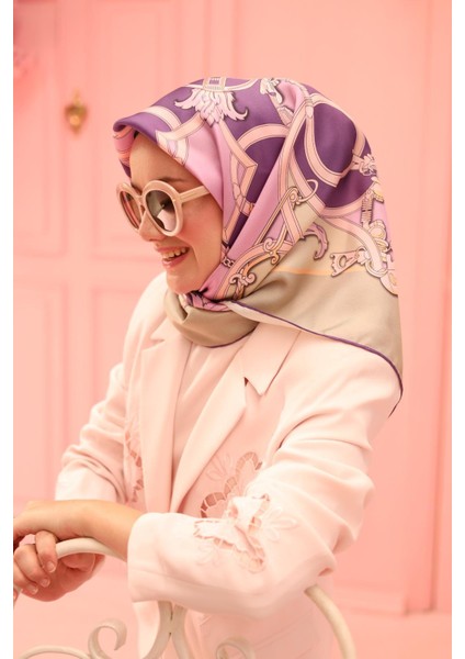 Tivil Ipek Eşarp IST11436-25 Mor, Su Yeşili, Bej Yeşil, Pembe, Leylak Karışık Desen modelleri