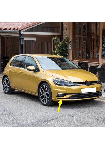 Vw Golf 7.5 2018-2020 Ön Tampon Orta Izgara Sağ Parçası 5G0853666L