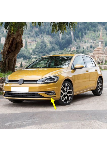Vw Golf 7.5 2018-2020 Ön Tampon Orta Izgara Sol Parçası 5G0853665L
