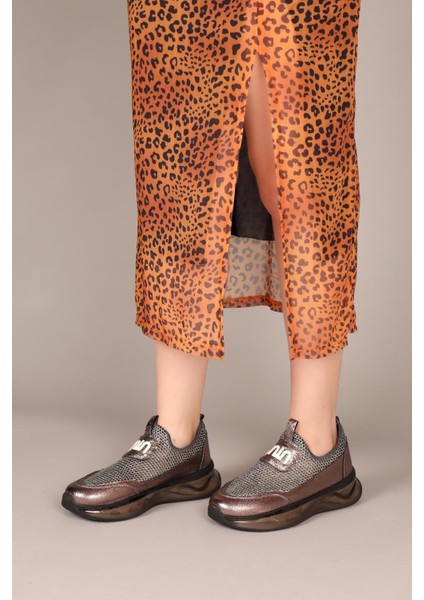 Agnes File Sneakers Platin modelleri