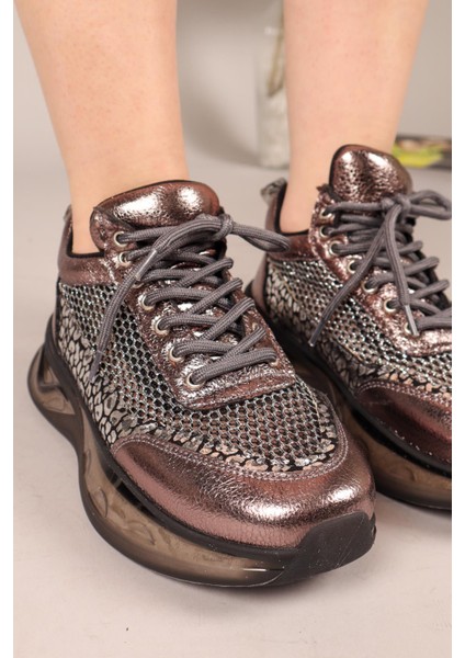 Eilis File Bağcıklı Sneakers Platin indirimleri