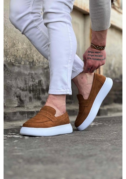 WG161 Taba Süet Erkek Casual Ayakkabı modelleri