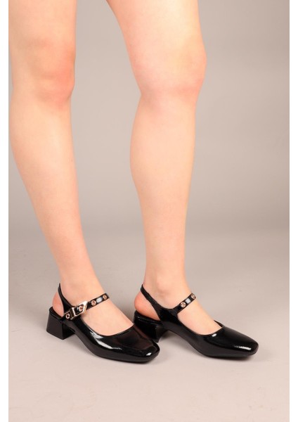 Lushy Kemerli Alçak Topuklu Ayakkabı Siyah fiyatları