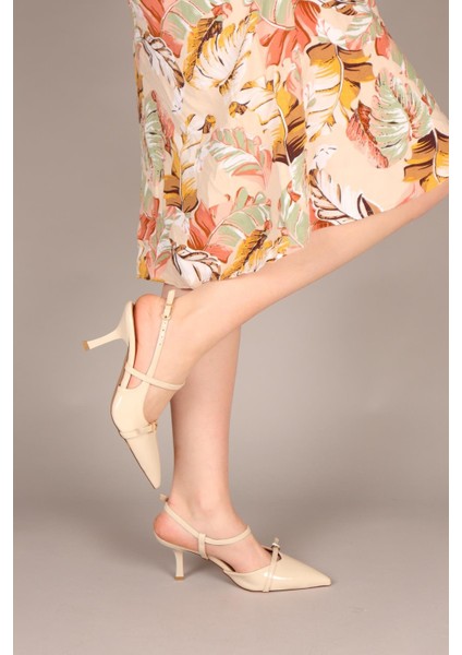 Vesper Çapraz Bağlı Stiletto Ten indirimleri