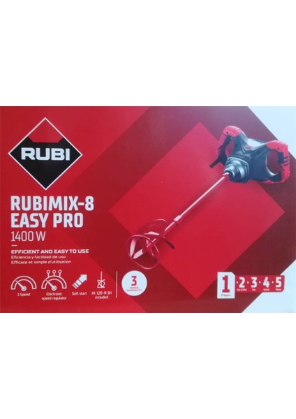 Rubimix-8 Easy Pro 1400 Watt Karıştırıcı