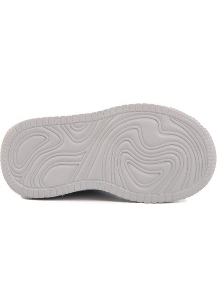 Beyaz Gümüş Cırtlı Unisex Çocuk Spor Ayakkabı 1603 B indirimleri