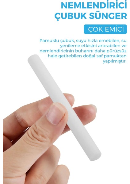 Hava Nemlendirici Buhar Makinesi Filtresi 10 Adet Universal - 0.8cm X 10cm fiyatları