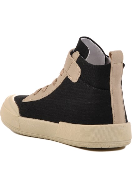 Siyah Cırtlı Bilek Boy Çocuk Spor Ayakkabı 7465 F fırsatları