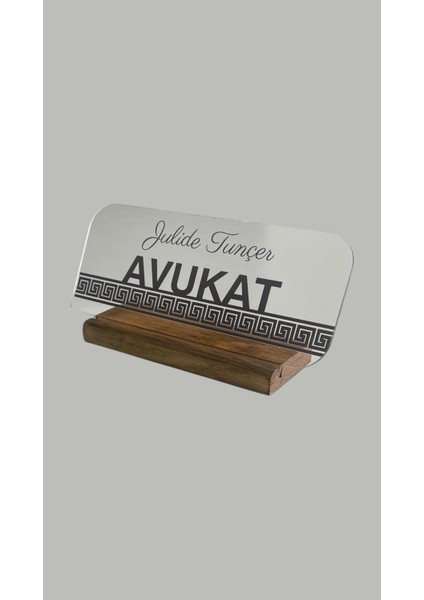 Isme Özel Masa Üstü Isimlik Pleksi