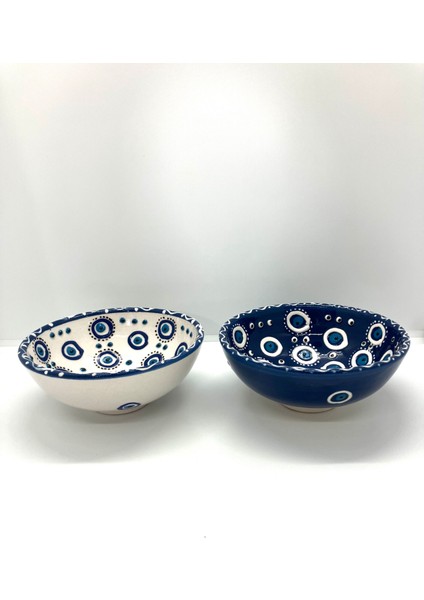 Nazar Boncuklu Kase Çerezlik El Yapımı 2’li