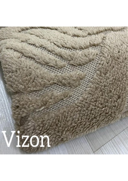 Zebra Model Welsoft Lastikli Halı Örtüsü