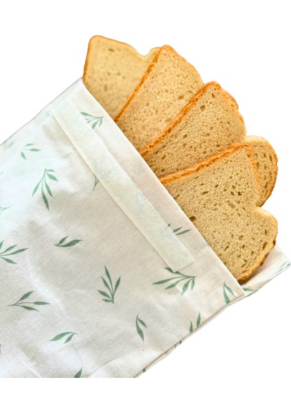 Balmumlu Bez Ekmek Saklama Kesesi - Balmumu Kumaş Ekmek Kesesi & Çantası-Cırt Cırt Kapaklı 30X40CM modelleri