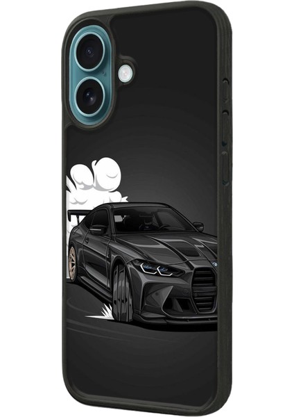Apple iPhone 16 Siyah Baskılı A++ Kalite Koruma Silikon Kılıf A++ fiyatları