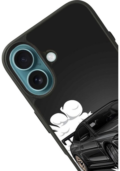 Apple iPhone 16 Siyah Baskılı A++ Kalite Koruma Silikon Kılıf A++ fırsatları