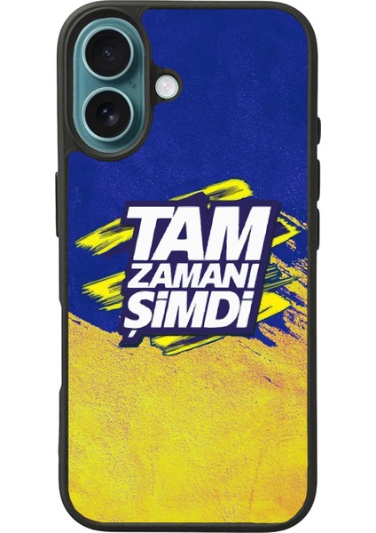 Apple iPhone 16 Siyah Baskılı A++ Kalite Koruma Silikon Kılıf A++