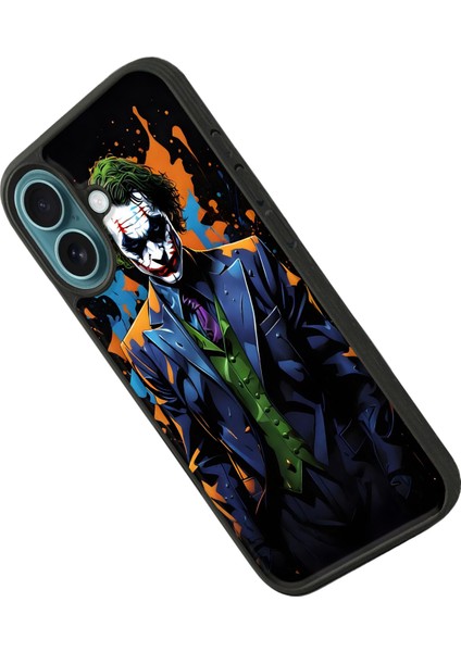 Apple iPhone 16 Siyah Baskılı A++ Kalite Koruma Silikon Kılıf A++ modelleri