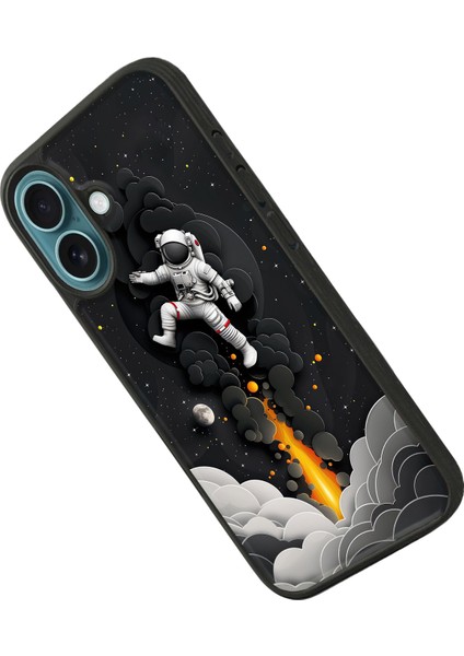 Apple iPhone 16 Siyah Baskılı A++ Kalite Koruma Silikon Kılıf A++ modelleri