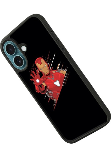 Apple iPhone 16 Siyah Baskılı A++ Kalite Koruma Silikon Kılıf A++ modelleri