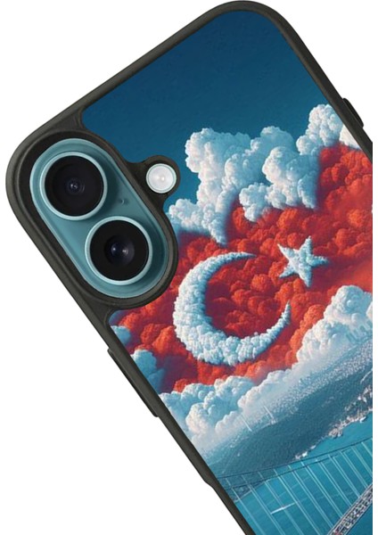 Apple iPhone 16 Siyah Baskılı A++ Kalite Koruma Silikon Kılıf A++ fırsatları