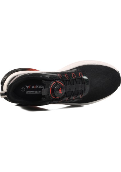 Siyah Memory Foam Misina Bağcıklı Erkek Spor Ayakkabı Rada M
