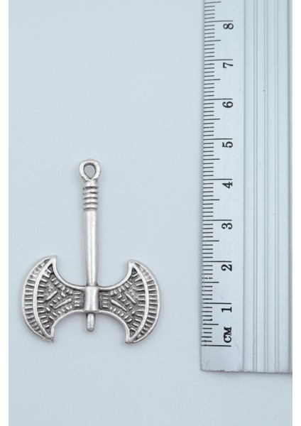 Balta Gümüş Kaplama Deri İp Kolye modelleri