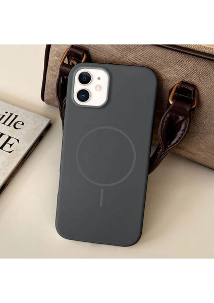 Apple iPhone 11 Uyumlu Kılıf Zebana Liquid Soft Silikon Kılıf (Kablosuz Şarj Destekli) Gri fiyatları