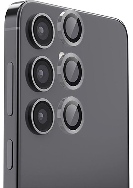 Samsung Galaxy S23 Plus KL10 Kamera Lens Koruma Camı Gri