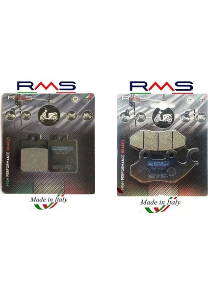 Sym Fiddle 4 125 Ön ve Arka Fren Balata Takımı Rms RM02