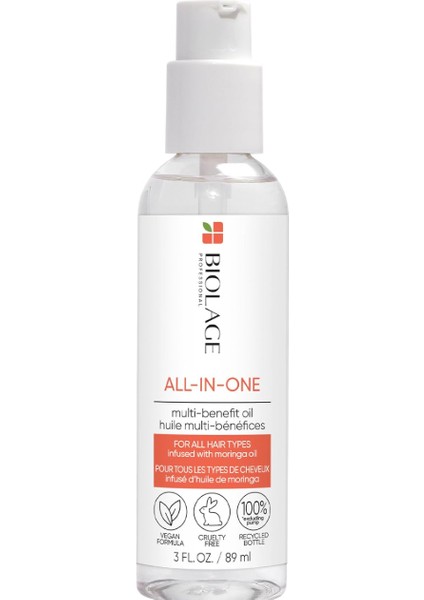 Moringa Yağı ile Aşılanmış All-In-One Yağı 89 ml