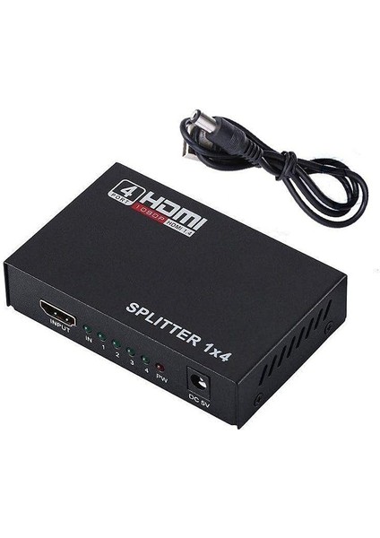 4 Port HDMI Splitter Çoklu Ekran Çoklayıcı Switch 4410