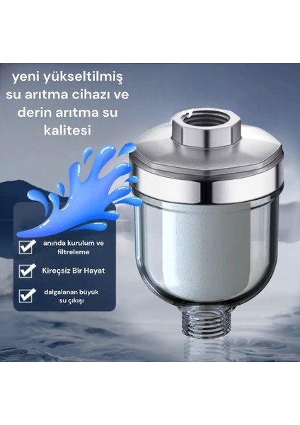 2 Adet Yedek Filtreli Su Arıtma Filtresi