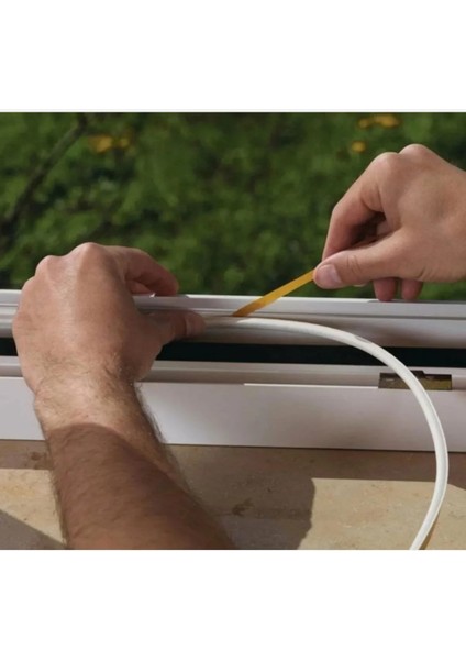 Yapışkanlı 10X2=20 Metre Kapı Pencere Bandı İzolasyon Sızdırmazlık Fitili Kahverengi