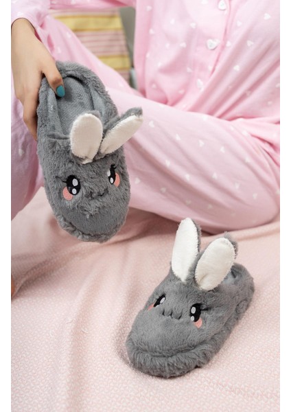 Pofuduk Hayvan Figürlü Panduf Kadın Ev Teliği