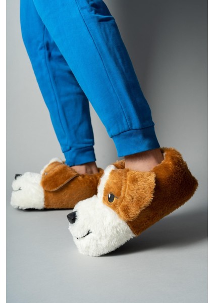 Unisex Hayvanlı Panduf Ev Ayakkabısı Ses Yapmaz Taban fırsatları