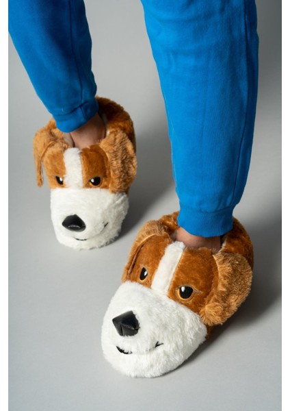 Unisex Hayvanlı Panduf Ev Ayakkabısı Ses Yapmaz Taban indirimleri