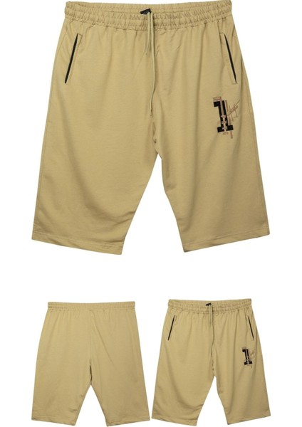 Erkek Büyük Beden 110 - 150 Kilo Arası Için Uygun Pine1 Yazılı Penye Kapri