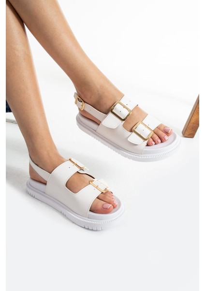 Chnel Cırtlı Düz Taban Kadın Sandalet Rahat Taban fırsatları