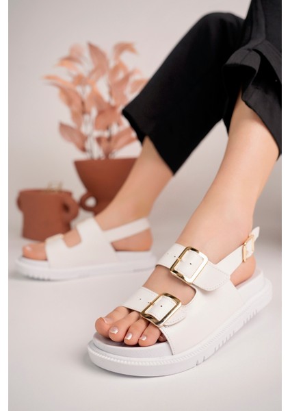 Chnel Cırtlı Düz Taban Kadın Sandalet Rahat Taban indirimleri