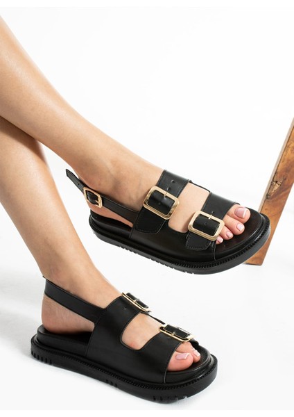 Chnel Cırtlı Düz Taban Kadın Sandalet Rahat Taban fiyatları