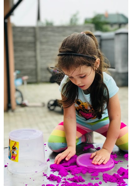 Doğal Kinetik Kum 500GR 6 Kalıp Hediyeli