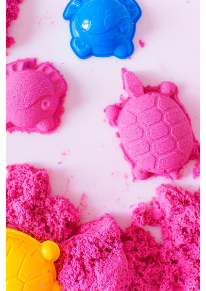 Doğal Kinetik Kum 500GR 6 Kalıp Hediyeli modelleri