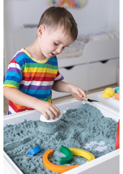 Doğal Kinetik Kum 500GR 6 Kalıp Hediyeli