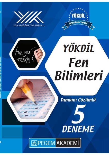 YÖKDİL Fen Bilimleri Tamamı Çözümlü 5 Deneme