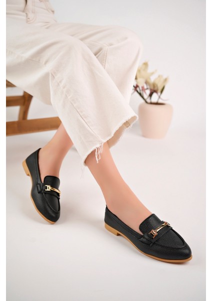 Ortopedik Taban Kadın Loafer Babet Makosen Casual Tokalı Günlük Ayakkabı Şık Hafif Rahat Taban fırsatları