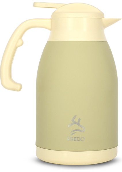 2 Litre Paslanmaz Çelik Çay Termosu, 24 Saat Soğuk, 12 Saat Sıcak Tutma