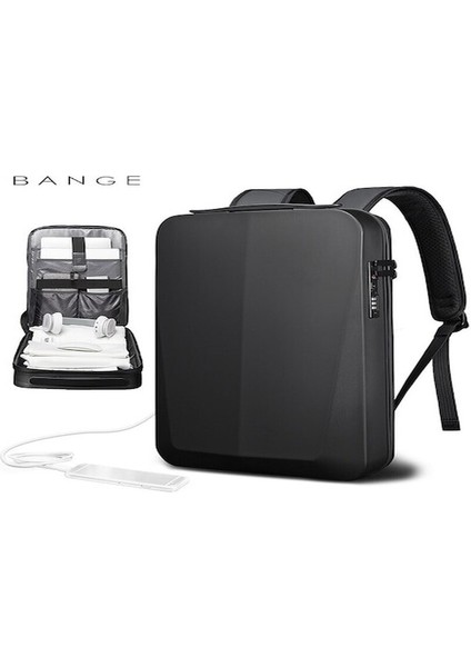 BG-22201 Hardshell 15.6\" Laptop Sırt Çantası Siyah