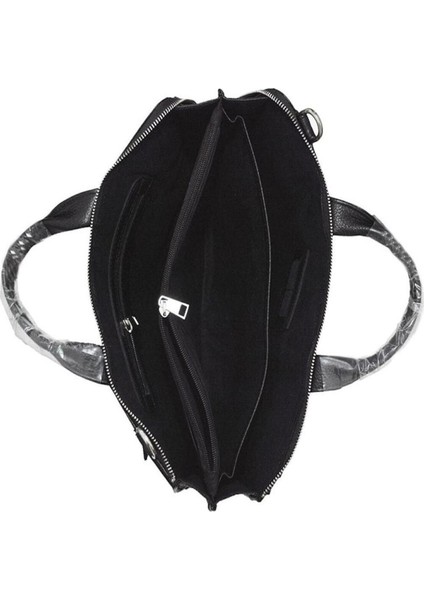 ® Gerçek Deri Laptop Çantası / 9517 Siyah modelleri